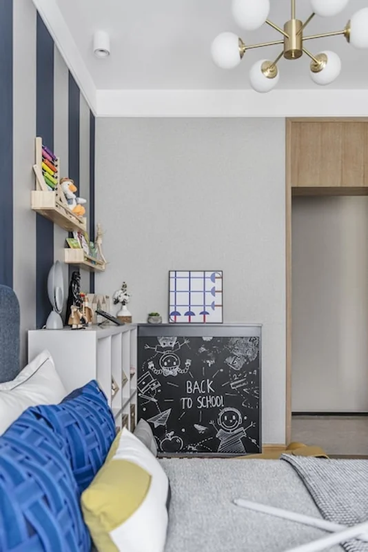 Nowoczesne wnętrze sypialni dla chłopców