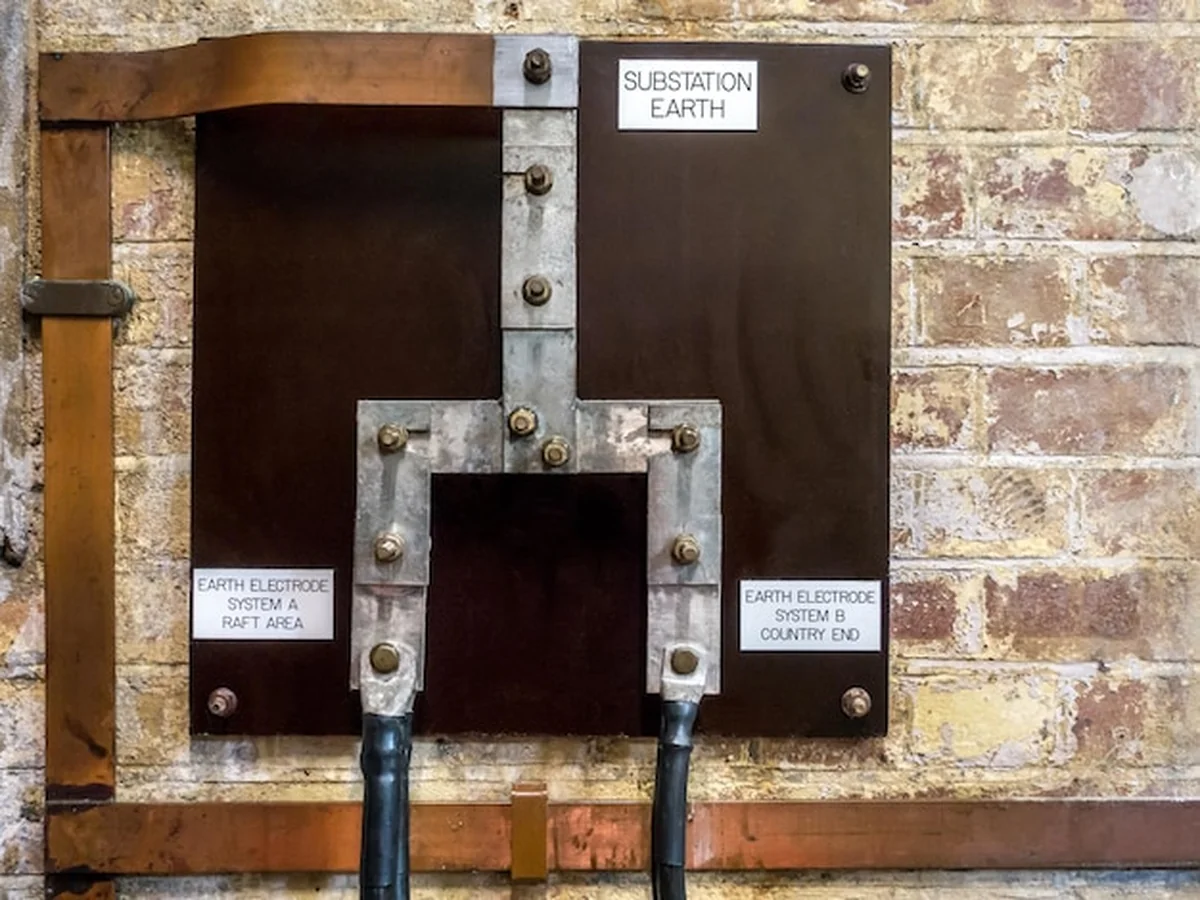 Układ układu uziemienia podstacji